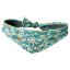 Hurtta Zhero Safety Bandana Eco Peacock - reflexní šátek pro psy - S - Velikost: M