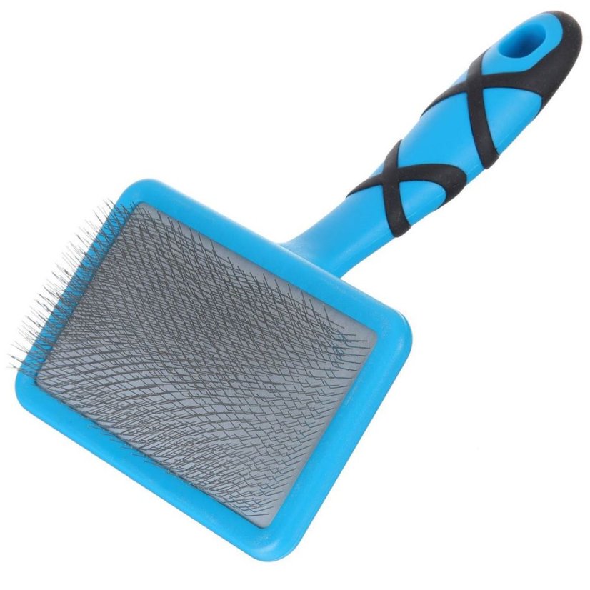 Groom Professional Flat Slicker Brushes Large - plochý a měkký kartáč na pudly, velký
