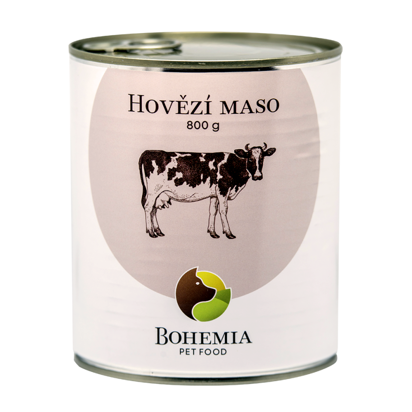 BOHEMIA Hovězí maso ve vlastní šťávě 800 g