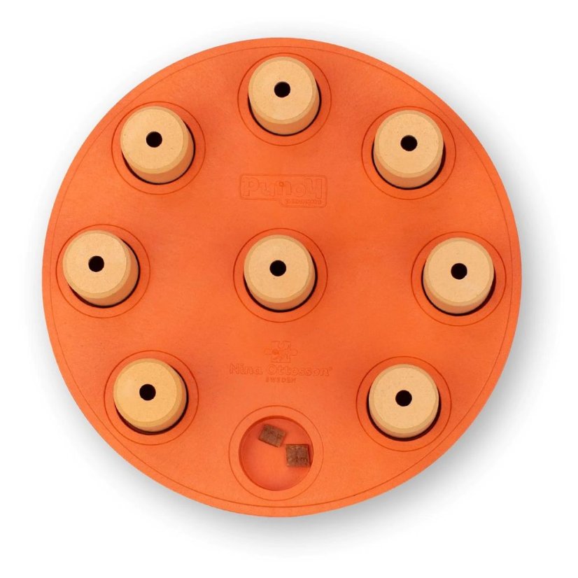 Nina Ottosson Dog Smart Level 1 Composite Orange - jednoduchá logická hra pro psa, úroveň 1