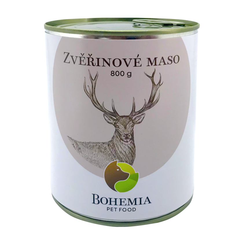 BOHEMIA Zvěřinové maso ve vlastní šťávě 800 g
