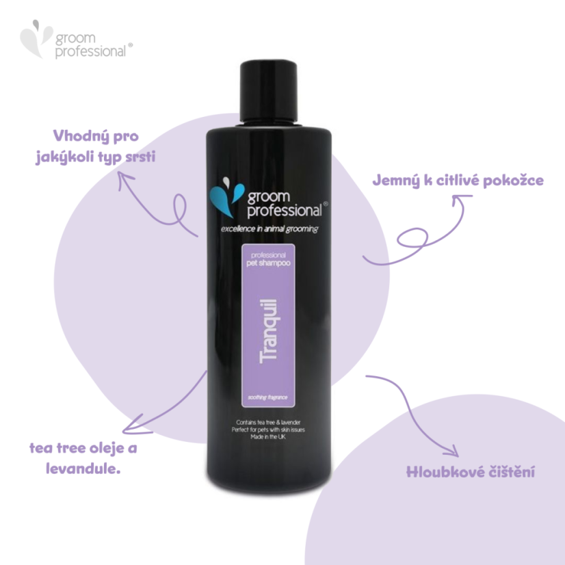 Groom Professional Tranquil Deodorising - šampon k odstranění zápachu - Objem: 4l