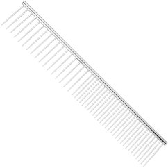 Show Tech Combi-Comb - kovový hřeben se smíšenými roztečemi zubů - délka: 28cm