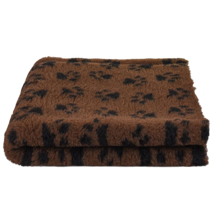 Blovi DryBed VetBed A - protiskluzový pelíšek hnědá/černá - 50x25cm - Velikost: 50x25cm
