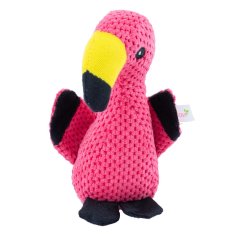 Blovi Pink Flamingo 17cm - hračka pro štěňata, plyšový plameňák s pískátkem