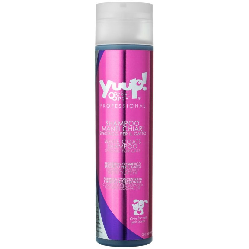 Yuup! Šampon pro kočky na bílou srst - Objem: 250ml