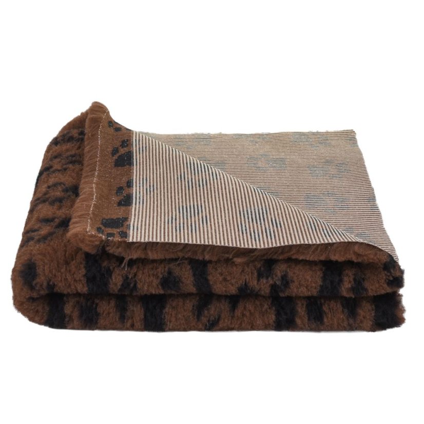 Blovi DryBed VetBed A - protiskluzový pelíšek hnědá/černá - 50x25cm - Velikost: 50x25cm