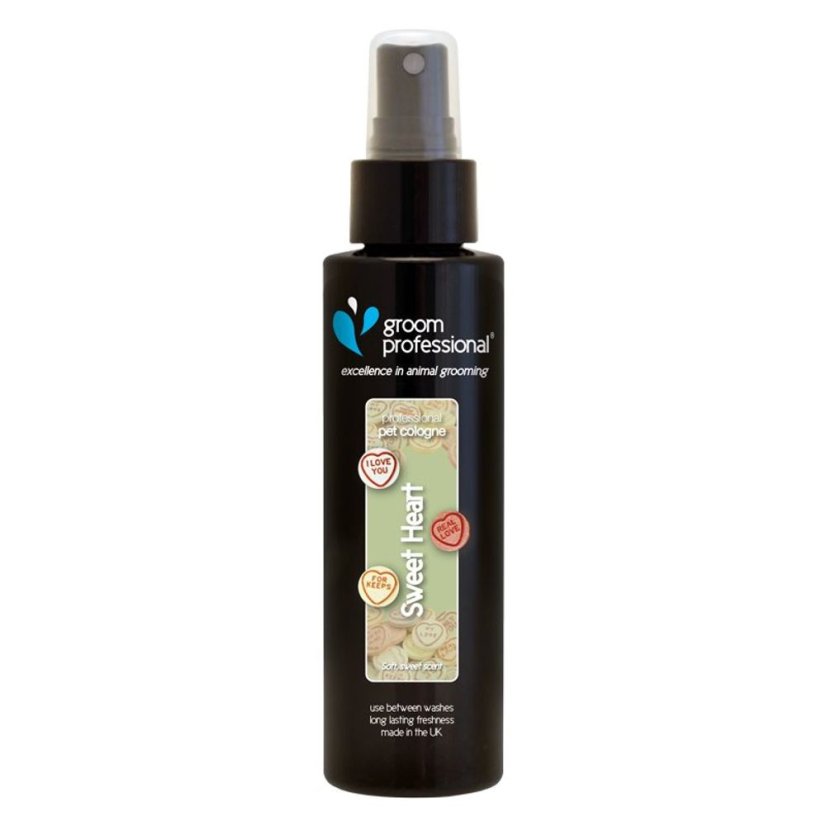 Groom Professional Sweet Hearts Cologne - Parfémovaná voda pro psy, vůně vanilkového sorbetu s jahodami a malinami - Objem: 100ml