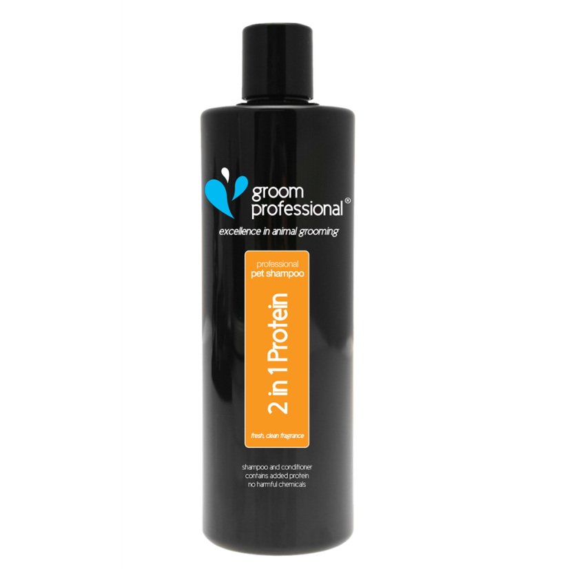 Groom Professional 2v1 Protein - šampon pro psy s kondicionérem a proteinem - Objem: 450ml