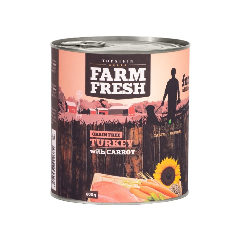 Farm Fresh Turkey with Carrot - Váha: 800g