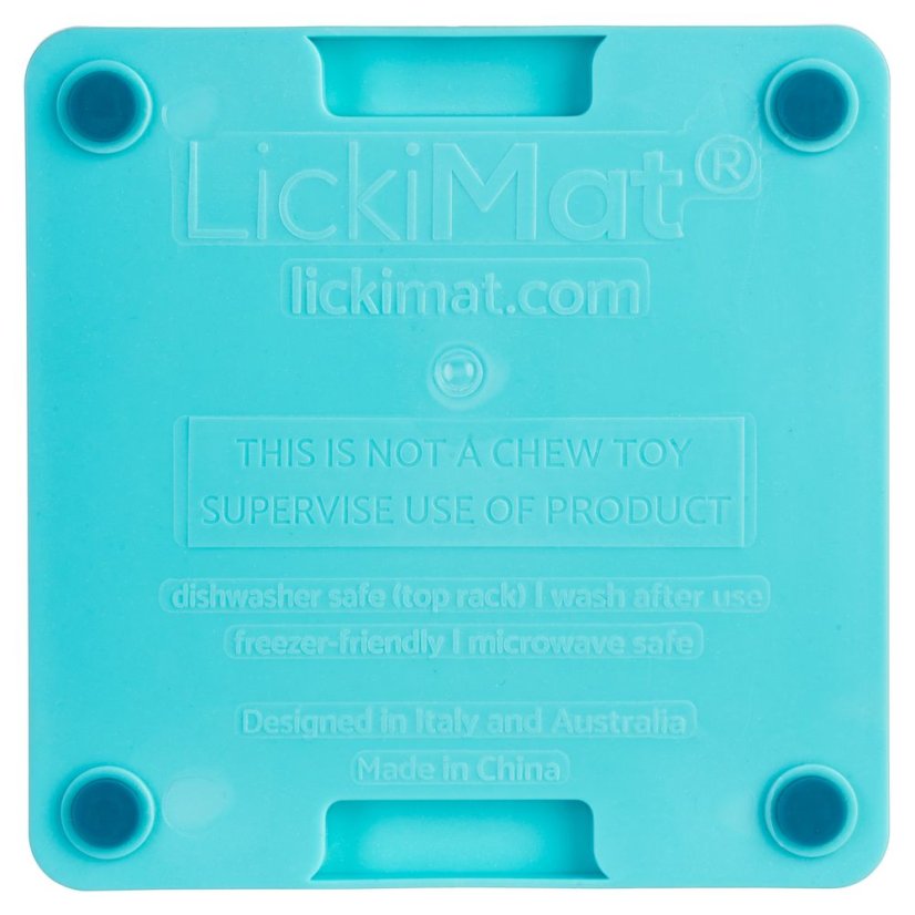 LickiMat Mini Tuff Buddy - lízací podložka pevná Tyrkysová