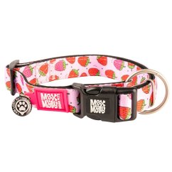 Max&Molly GOTCHA! Smart ID Strawberry Dream Collar - chytrý obojek pro psa - XS