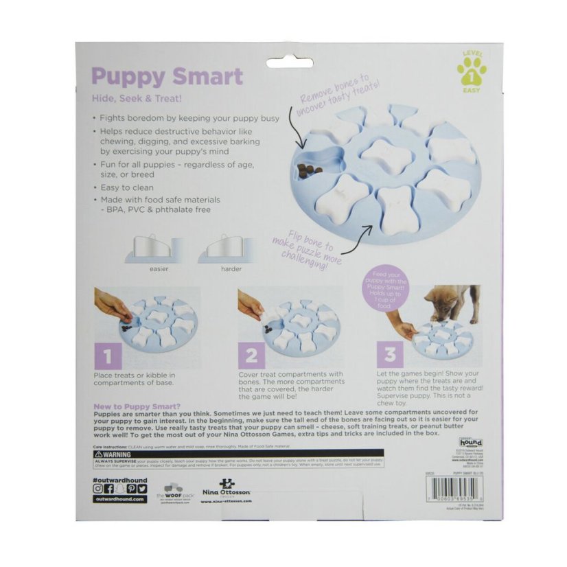 Nina Ottosson Puppy Smart Level 1 - snadná interaktivní hra pro štěňata, úroveň 1