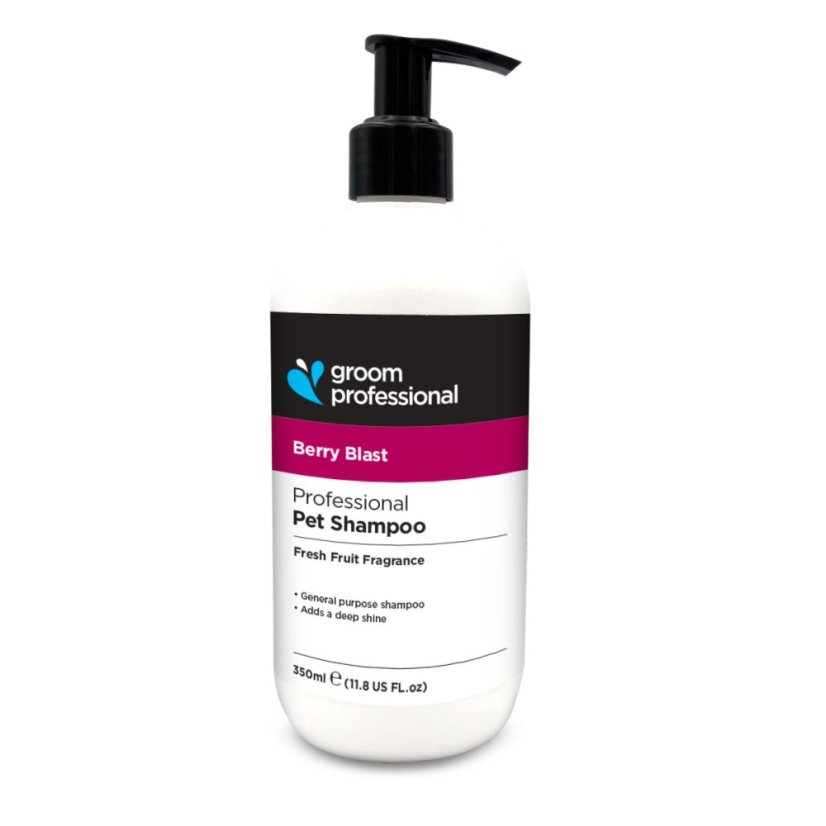 Groom Professional Berry Blast Shampoo - čisticí šampon s extraktem z ostružin a malin 10:1 - Objem: 4l