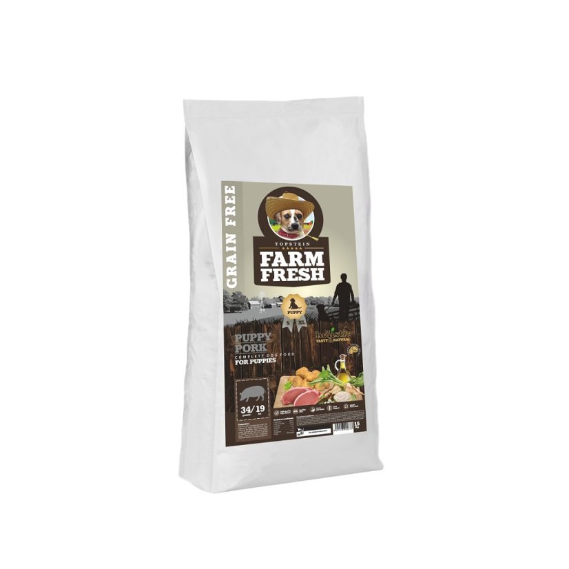 Farm Fresh Puppy Pork Grain Free - Váha: 15kg