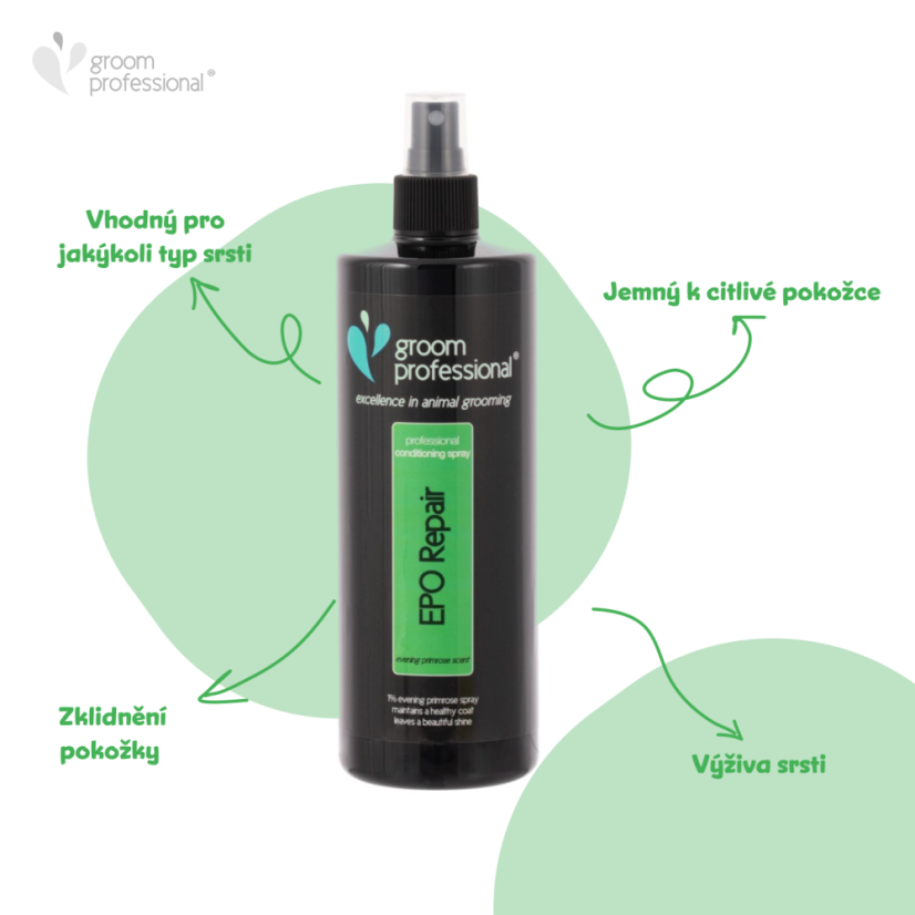 Groom Professional Evening Primrose Oil Shine -  hojivý kondicionér s olejem z pupalky dvouleté - Objem: 500ml
