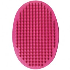 Flamingo- gumový hřeben pro krátkosrsté psy- růžová