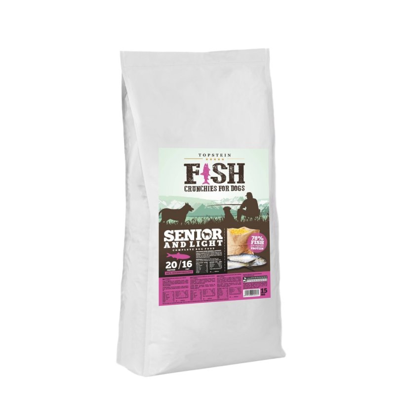 Fish Crunchies for dogs Senior and Light - Váha: 5kg