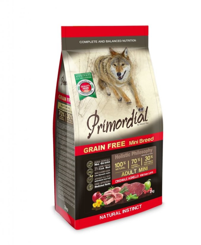 Primordial Mini Adult Wild Boar & Lamb - Váha: 2kg
