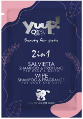 Yuup! Vlhčený ubrousek 2v1 se šamponem a vůní 1ks
