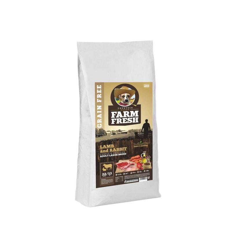Farm Fresh Lamb and Rabbit Adult Large Breed Grain Free - Váha: 2kg