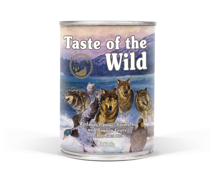Taste of the wild Wetlands Can Dog - Počet: 1ks