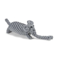 Record Cotton Elephant  - žvýkací šňůrka pro psy. 25cm