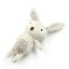 Record Cotton Rabbit - bavlněný králík, hračka pro psy s pískátkem 30cm