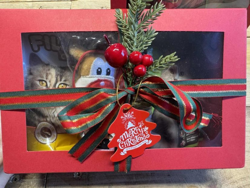 Vánoční balíček "Šťastná Tlapka" pro kočky