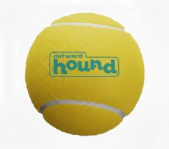 Outward Hound pískací tenisový míček 6,35cm žlutá