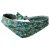 Hurtta Zhero Safety Bandana Eco Peacock - reflexní šátek pro psy - S