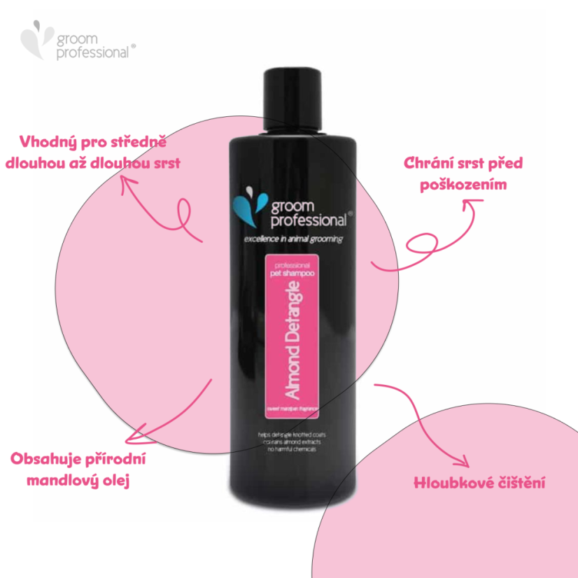Groom Professional Almond Detangle - mandlový šampon pro psy - Objem: 450ml