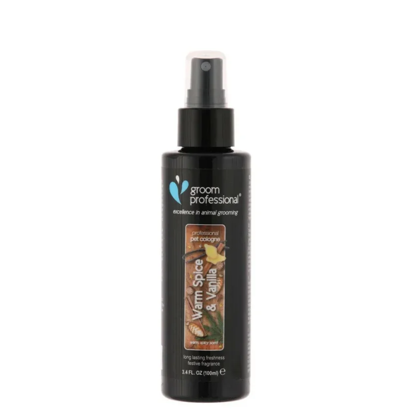 Groom Professional Warm Spice & Vanilla - parfém s vůní skořice a vanilky pro psy a kočky