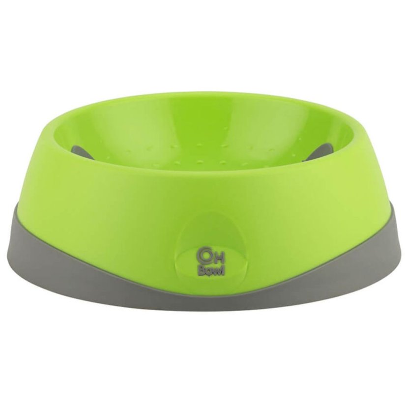 OH Bowl Medium 500ml - miska pro střední a velké psy na podporu ústní hygieny - zelená - Barva: Oranžová 