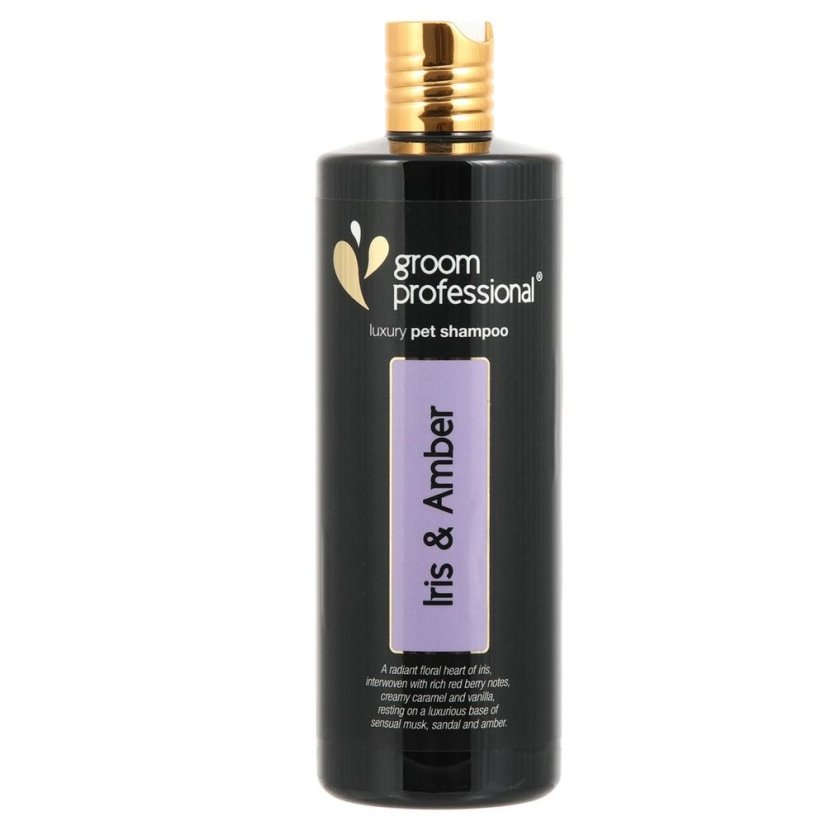 Groom Professional Iris & Amber Luxury  - luxusní lesklý šampon s tóny kosatce a jantaru - Objem: 450ml