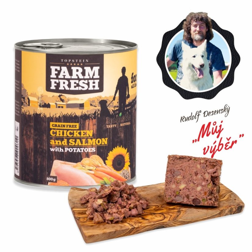 Farm Fresh Chicken and Salmon with Potatoes - Váha: 800g
