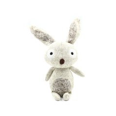 Record Cotton Rabbit - bavlněný králík, hračka pro psy s pískátkem 30cm