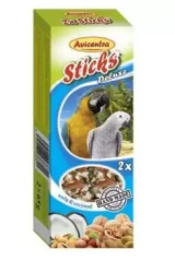 Avicentra tyčinky velký papoušek - ořech+kokos 2ks