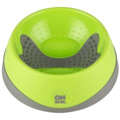 OH Bowl Medium 500ml - miska pro střední a velké psy na podporu ústní hygieny - zelená