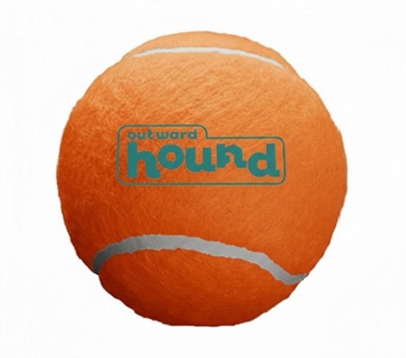 Outward Hound pískací tenisový míček 6,35cm oranžová