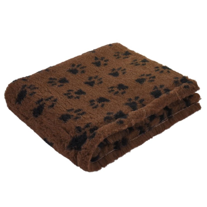 Blovi DryBed VetBed A - protiskluzový pelíšek hnědá/černá - 50x25cm - Velikost: 50x25cm