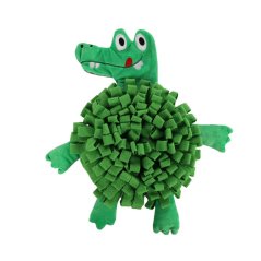 Flamingo Nyammie Crocodile Green (38cm) - malá čichová podložka pro psa, kočku, zelený krokodýl