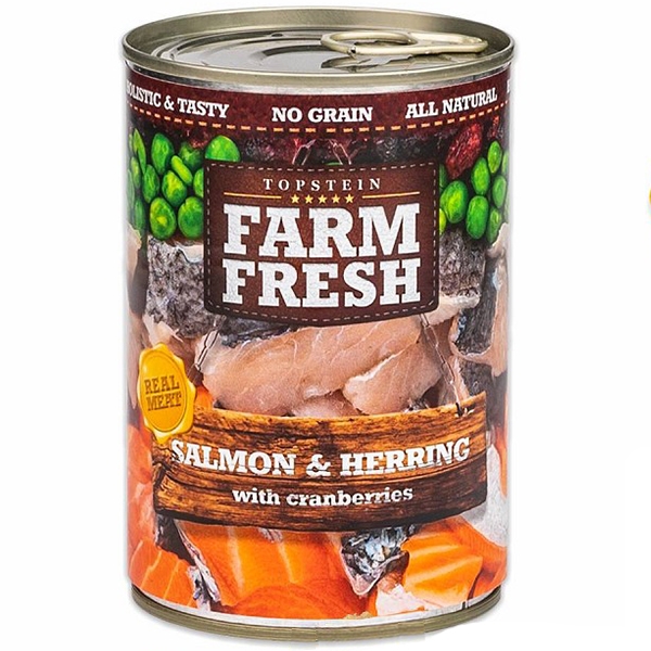 Farm Fresh Salmon and Herring with Cranberries 375 g