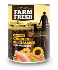 Farm Fresh Chicken and Salmon with Potatoes