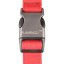 Obojek Flamingo Oxana Red - robustní nastavitelný obojek pro psy, nylon, dvoubodová spona, červený - XS - Velikost: S