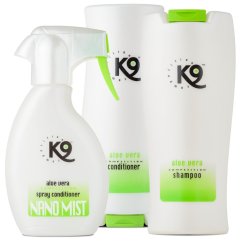 K9 Aloe Vera + Nano Mist - kosmetická sada pro péči o zvířata s citlivou pokožkou