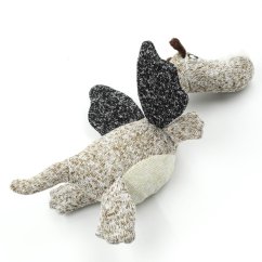Record Cotton Dragon - bavlněný drak, hračka pro psy s pískátkem 22cm