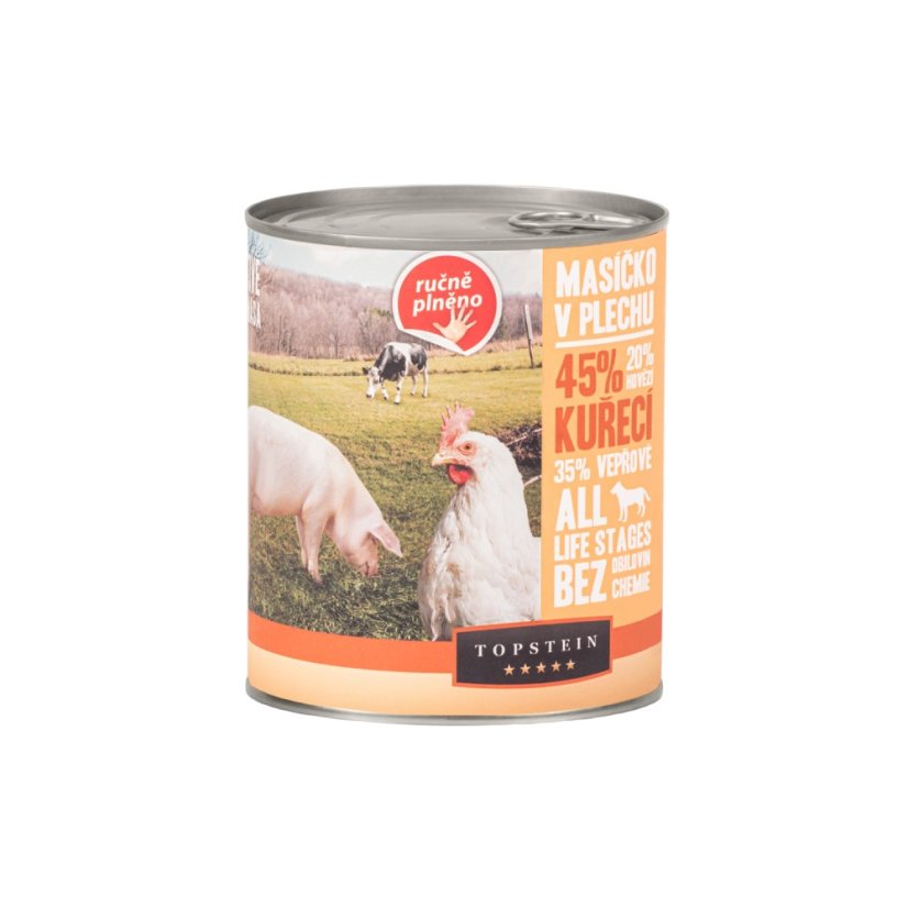 Topstein Masíčko v plechu - kuřecí 800 g