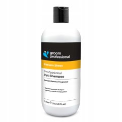 Groom Professional Banana Sheen - hydratační banánový šampon pro všechny typy srsti 4 l