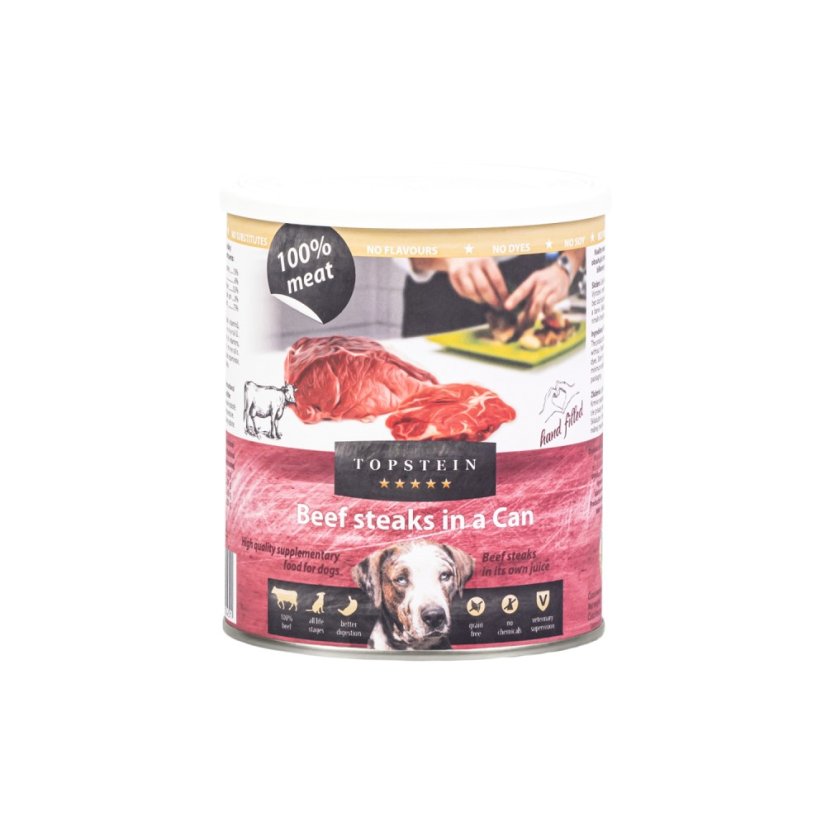 Topstein Hovězí steaky v plechu 800 g